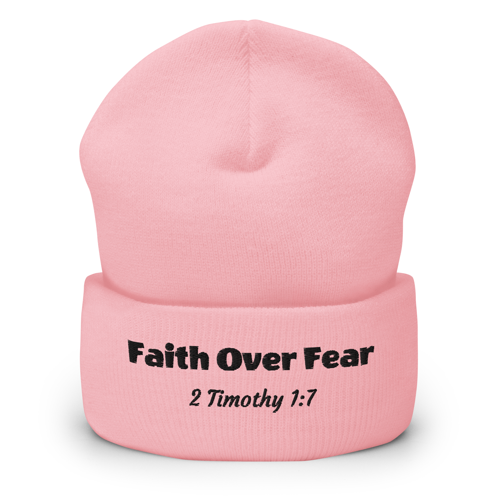 Faith Over Fear Cuffed Beanie
