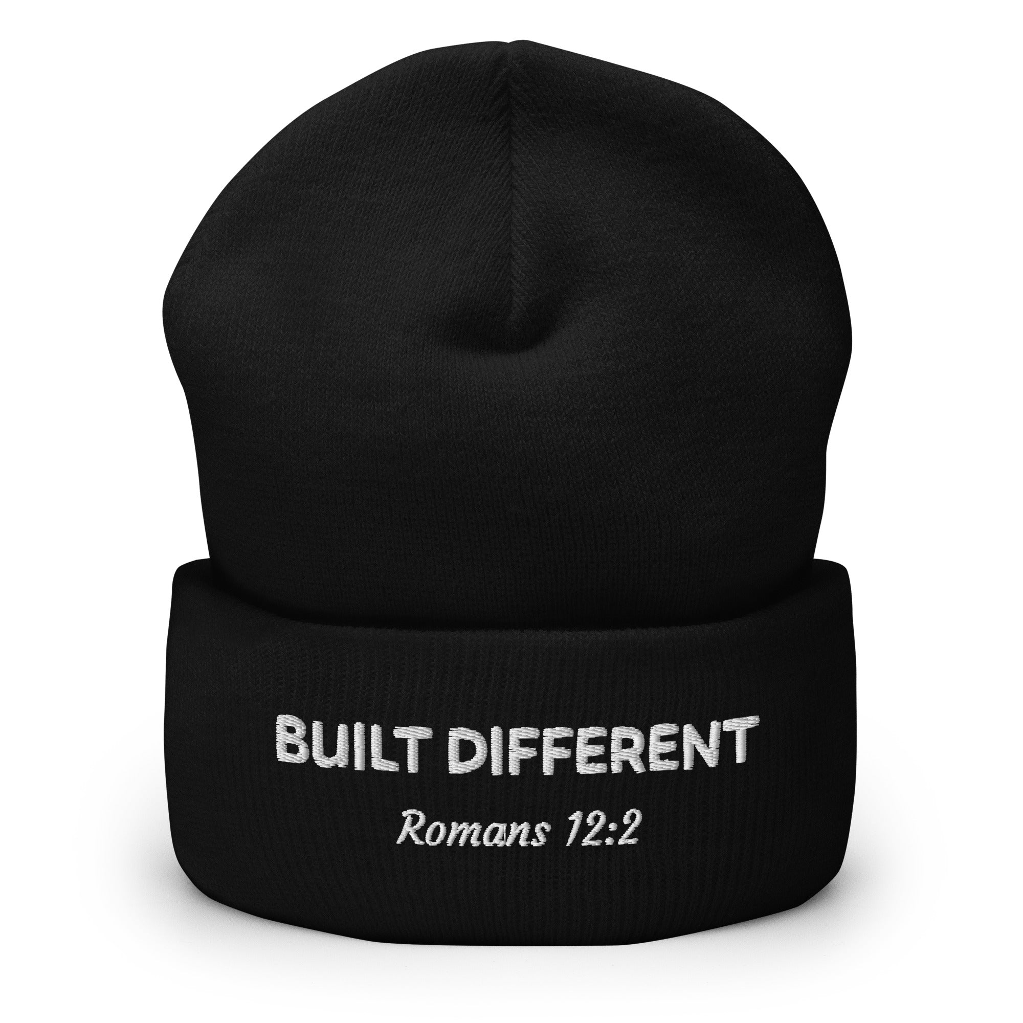 Built Different Embroidered Beanie