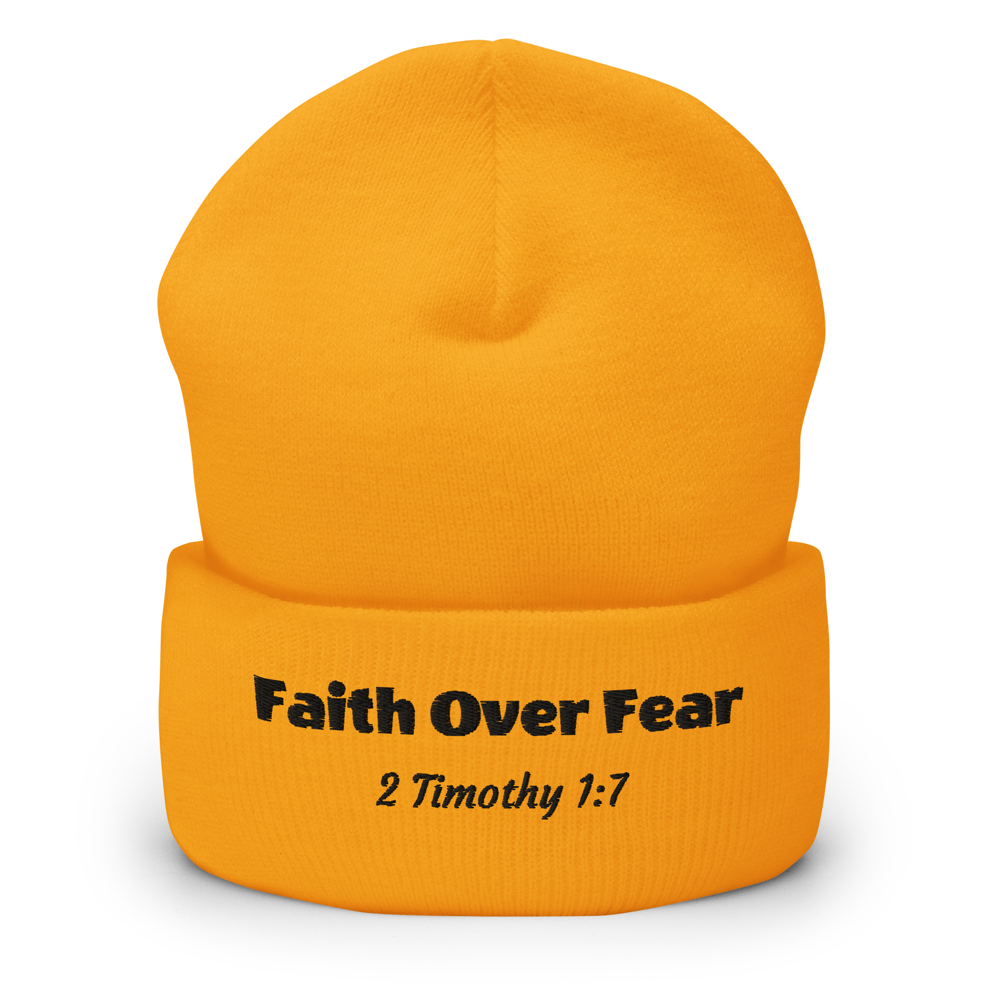 Faith Over Fear Cuffed Beanie