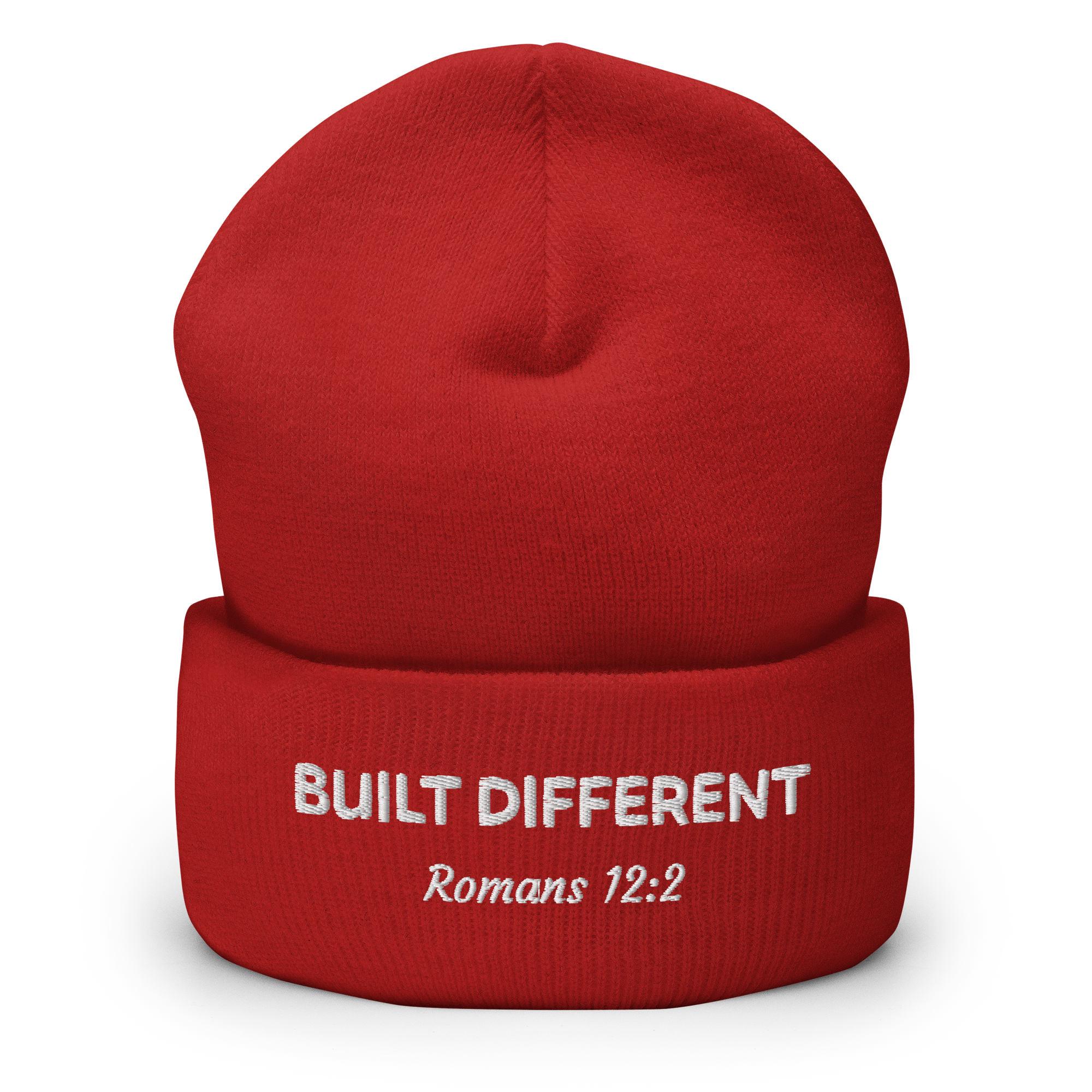 Built Different Embroidered Beanie